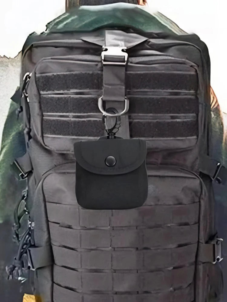Waterproof Camp Mini Oxford Fabric Keychain Bag, Outdoor Hunting Camouflage Waist Bag for Earphone Keys Coin，EDC Carry Organizer