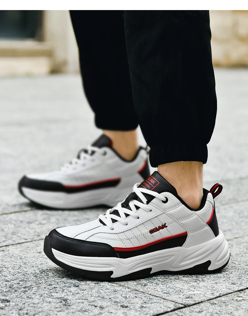 Men's new sports shoes four season casual fashion versatile wear-resistant comfortable thick soled sports shoes running sneakers