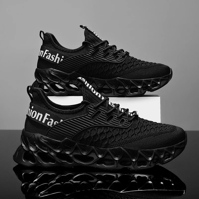 YRZL Sports Men Sneakers 2025 Breathable Mesh Running Shoes Lightweight Comfortable Walking Shoes Male Casual Outdoor Footwear