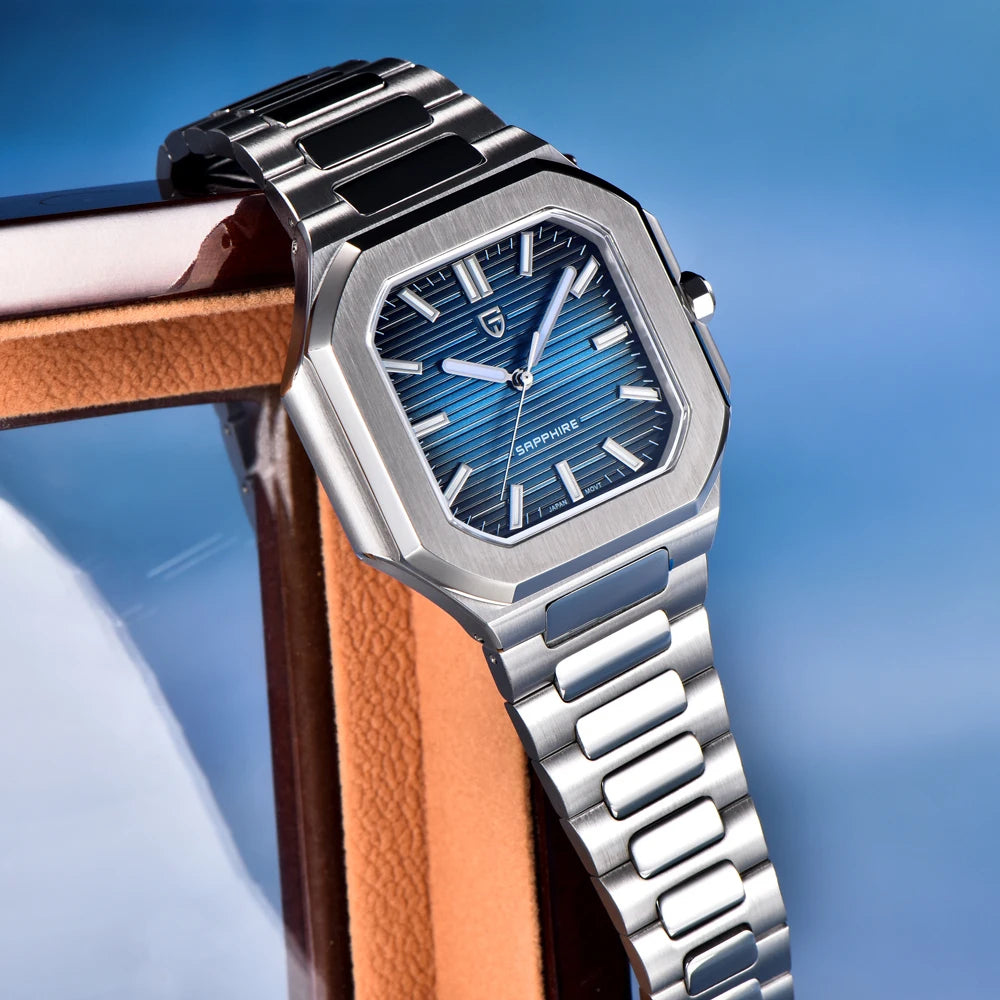 2026 New PAGANI DESIGN Men's Watches Luxury Quartz Watch For Man VH31 Wristwatches Waterproof AR Sapphire Mirror Stainless Steel