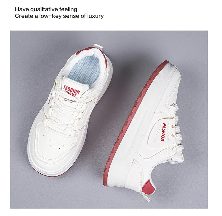 Comfortable Women's Sneakers 2026 New White Sneakers For Ladies Casual Shoes Women Fashion Flat Female Platform Shoes Woman