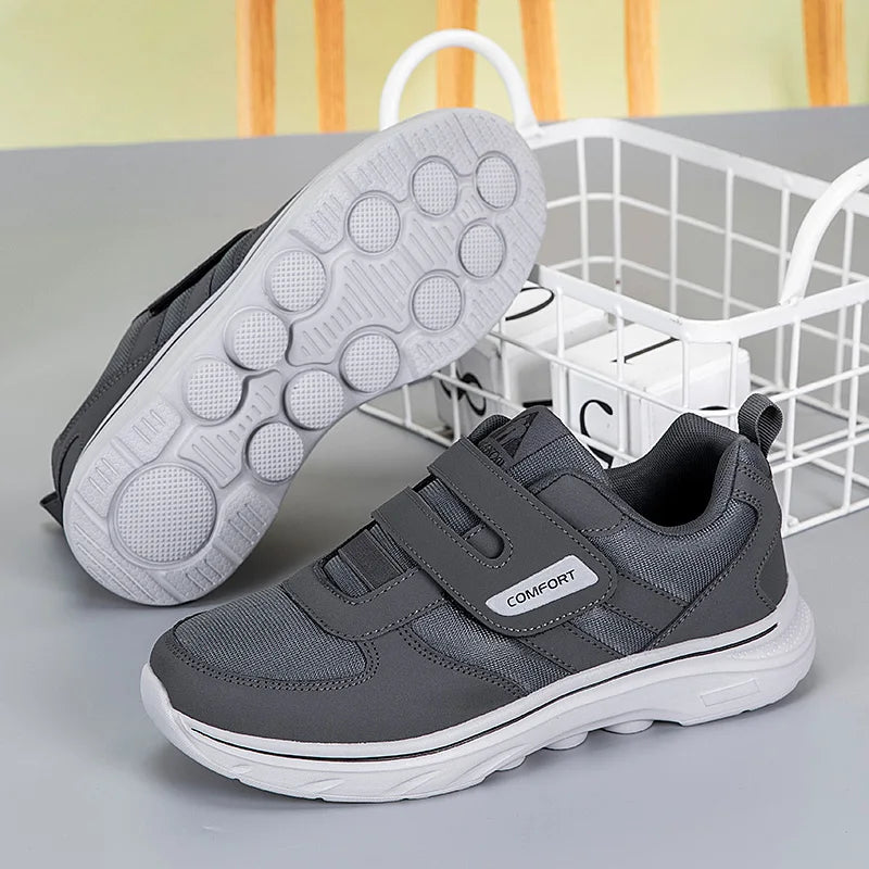 Diabetic Shoes for Elder Women Men Orthopedics Feet Swollen Adjustable Casual Sneakers Walking Shoe Elderly Foot Pain Relief
