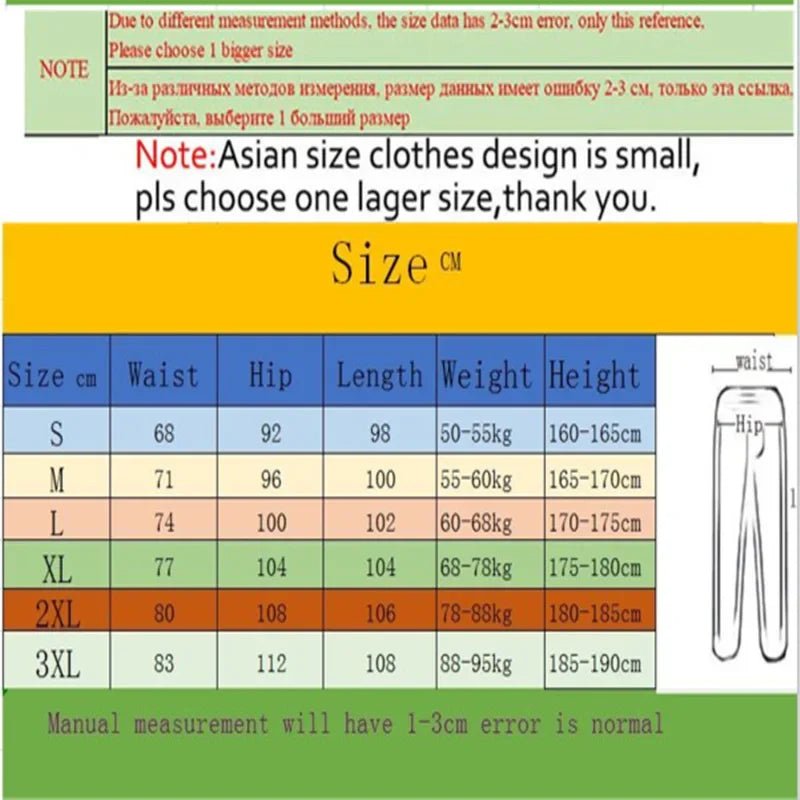 New fashion printed pants for men and women in Los Angeles, casual sports pants, running and fitness pants S-3XL