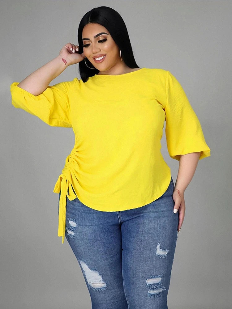 Ladies Tops Long Sleeve Female Clothing Large Size Fashion Woman Blouses 2022 Plus Size Blouses Wholesale Bulk Dropshipping