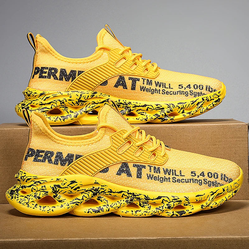 Men’s Sneakers Comfortable Breathable Platform Shoes Man Running Shoes Breathable Comfortable Fashion Walking Sneakers