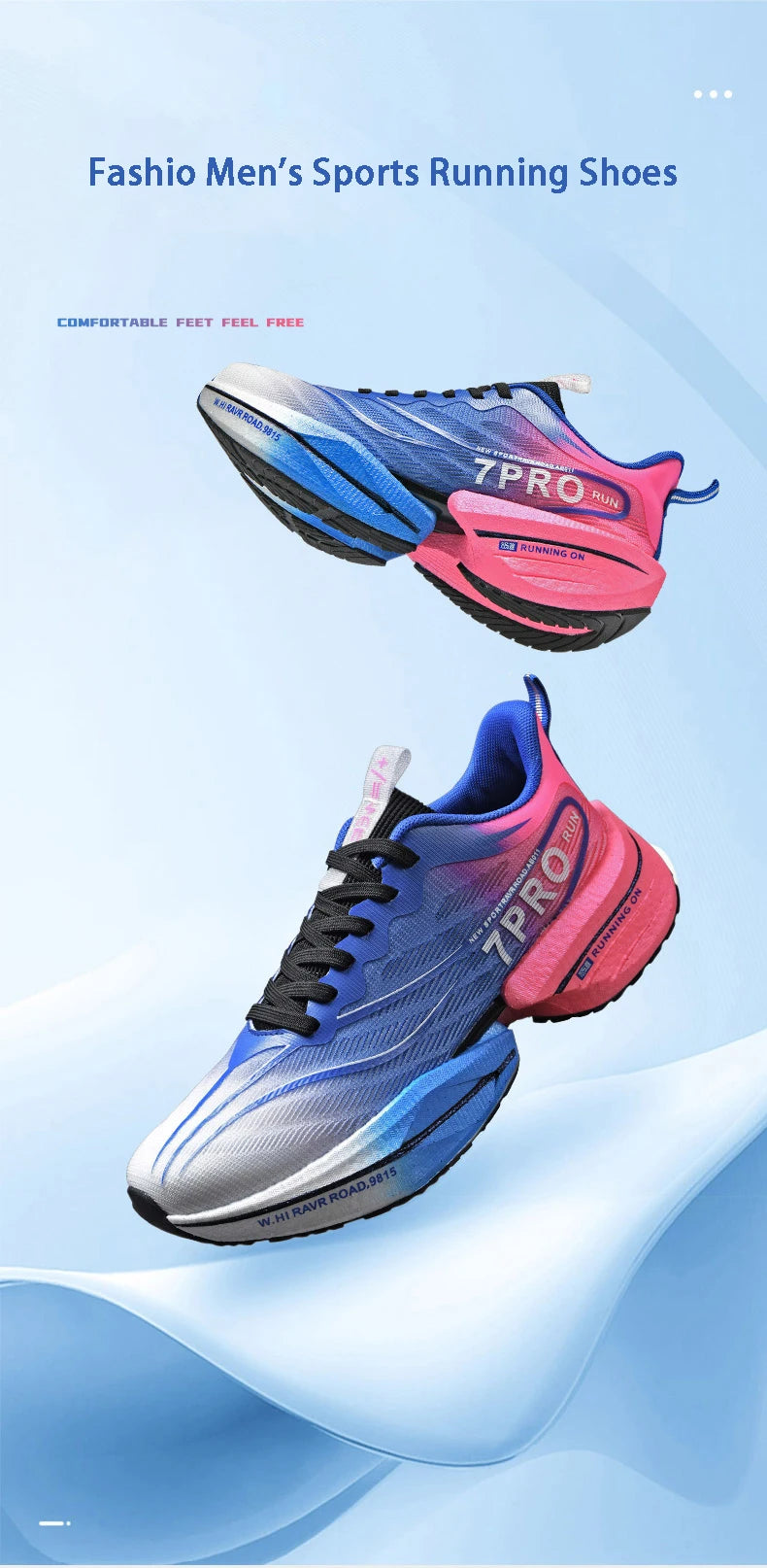 New Men's Running Shoes Non-slip Cushioning Racing Carbon Plate Sneakers Light Tennis Cross Training Shoes Trail Running Shoes