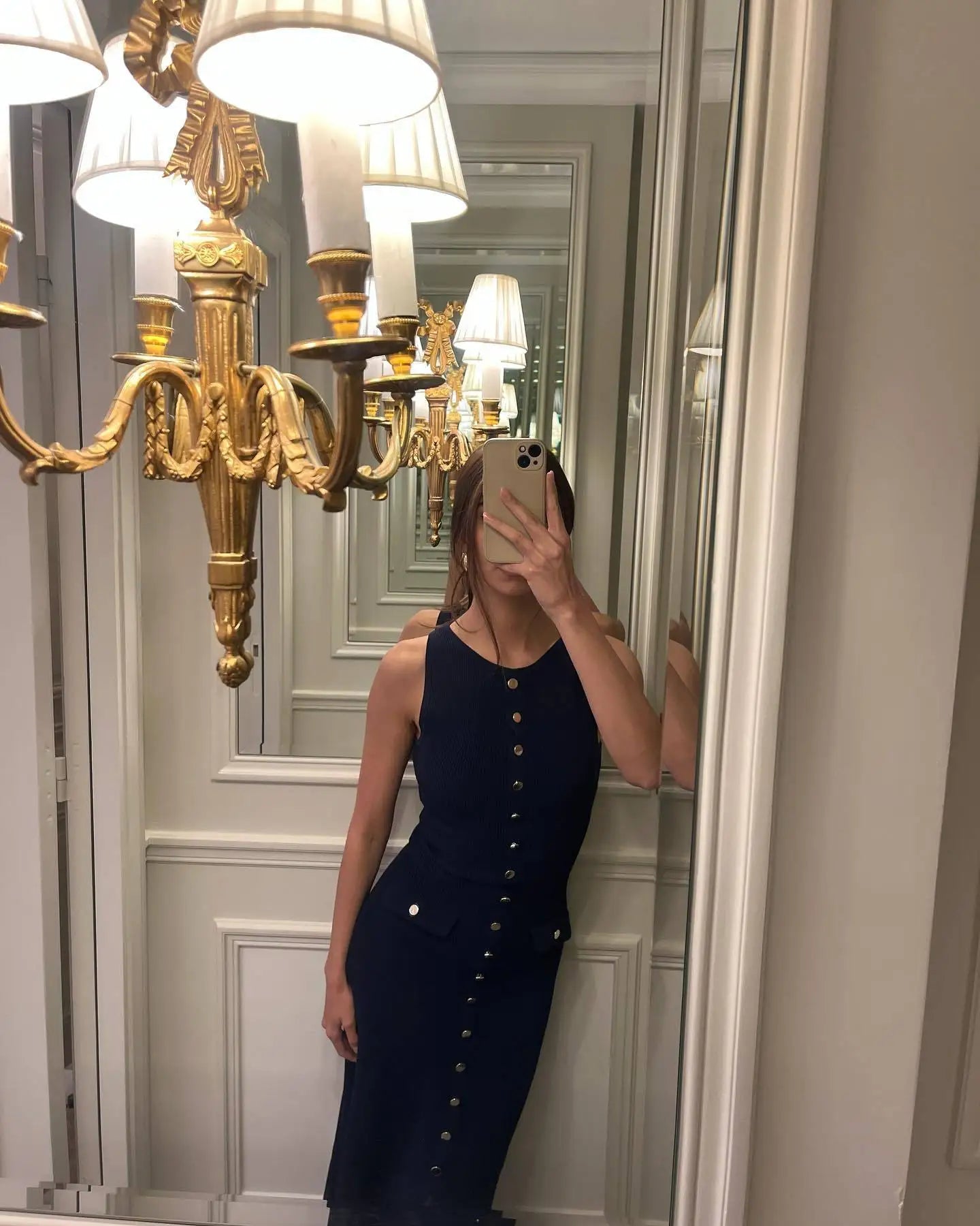 Knit Ribbed Cardigan Maxi Dress Female High Waist Slim Pocket Sleeveless Elegant Party Dress Women's Knitwear Long Dress