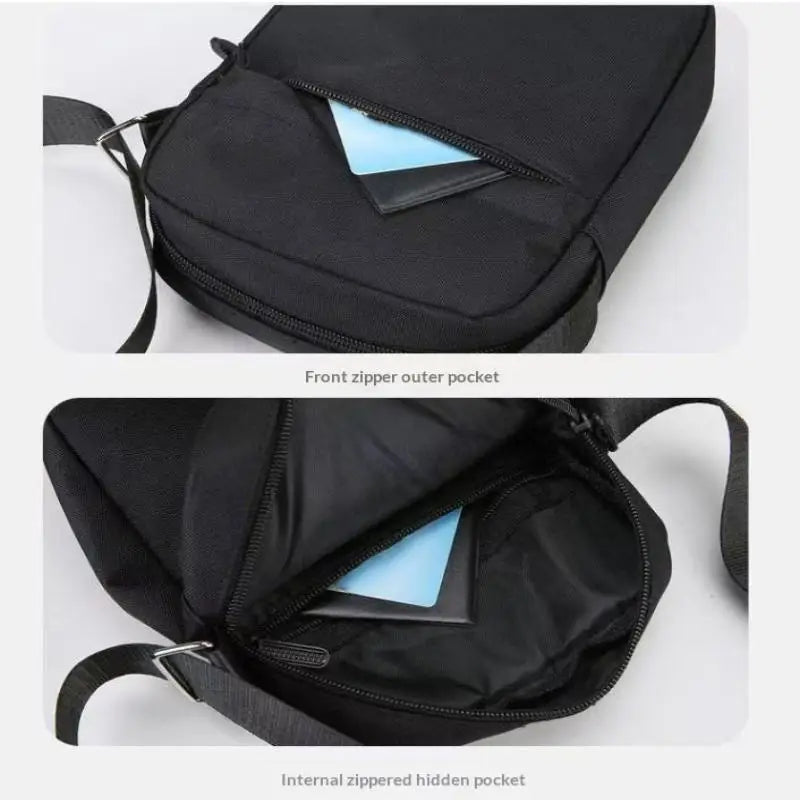 Men's And Women's Single-Shoulder Bags Crossbody Bags Solid-Colored Single-Shoulder Small Bags Lightweight Mobile Phone Bags