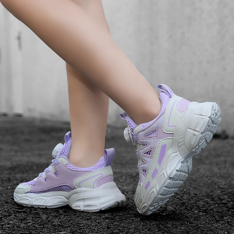 Children Casual Shoes for Girls Breathable Mesh Sneakers for Kids Summer Comfortable Outdoor Walking Shoes Fashion Sports Shoes