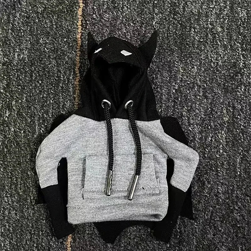 2024 Bat Shift Lever Collars Hoodie Car Gearshift Lever Cover Change Lever Sweatshirt Gearshift Cover Hoodie Gear Knob Sweater