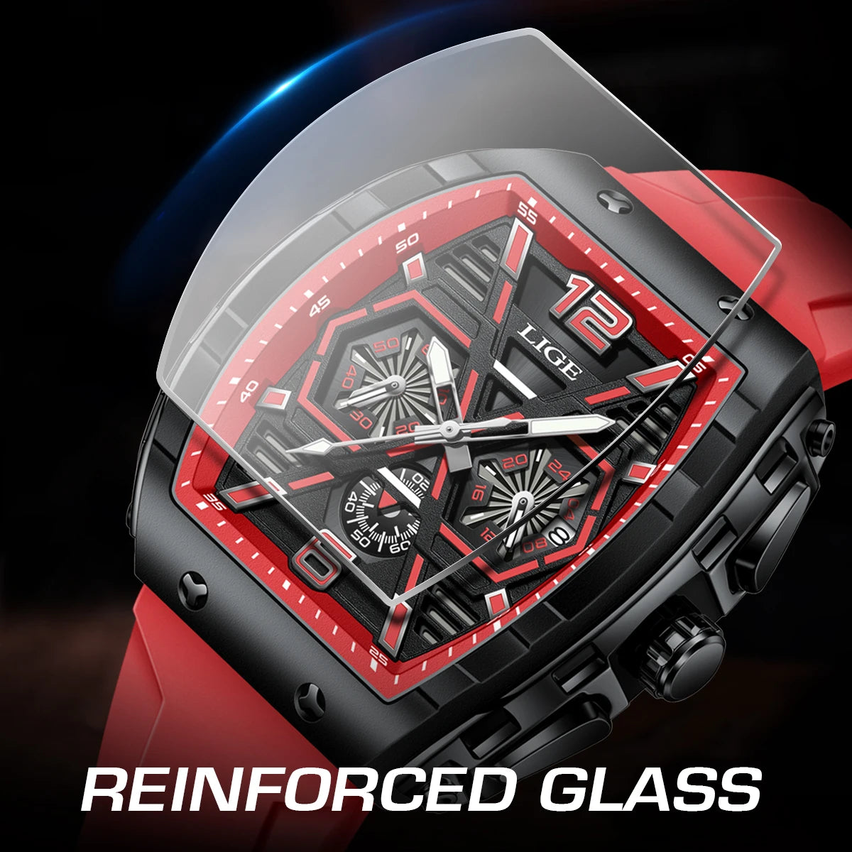LIGE Top Brand Classic Men's Watches Roman Scale Dial Luxury Wrist Watch for Man Original Quartz Waterproof Luminous Male reloj