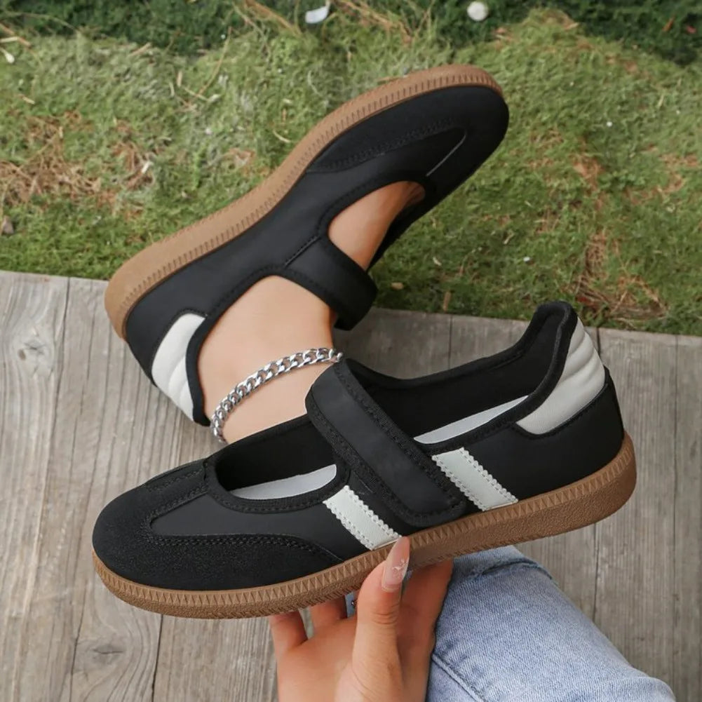 Women Sneakers 2026 New Fashion Solid Shallow Designer Shoes Spring Autumn Soft Soled Loafers Comfort Casual Female Sports Shoes