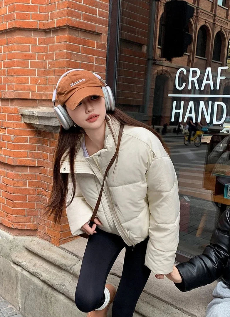 Down Coats for Women Loose Casual Parkas Woman Solid Color Winter Clothes 2025 Jackets Thick 2025 Trend Demi-season High Quality