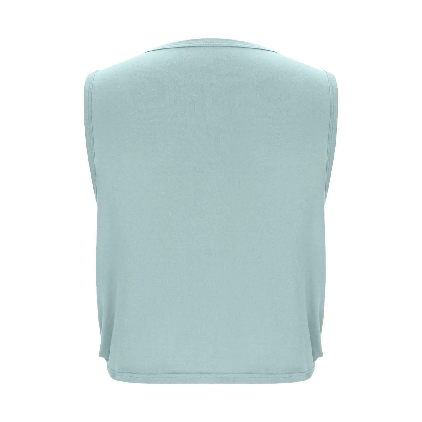 Women Sleeveless Yoga Top Breathable Gym Vest Tank Crop Top Running Tee