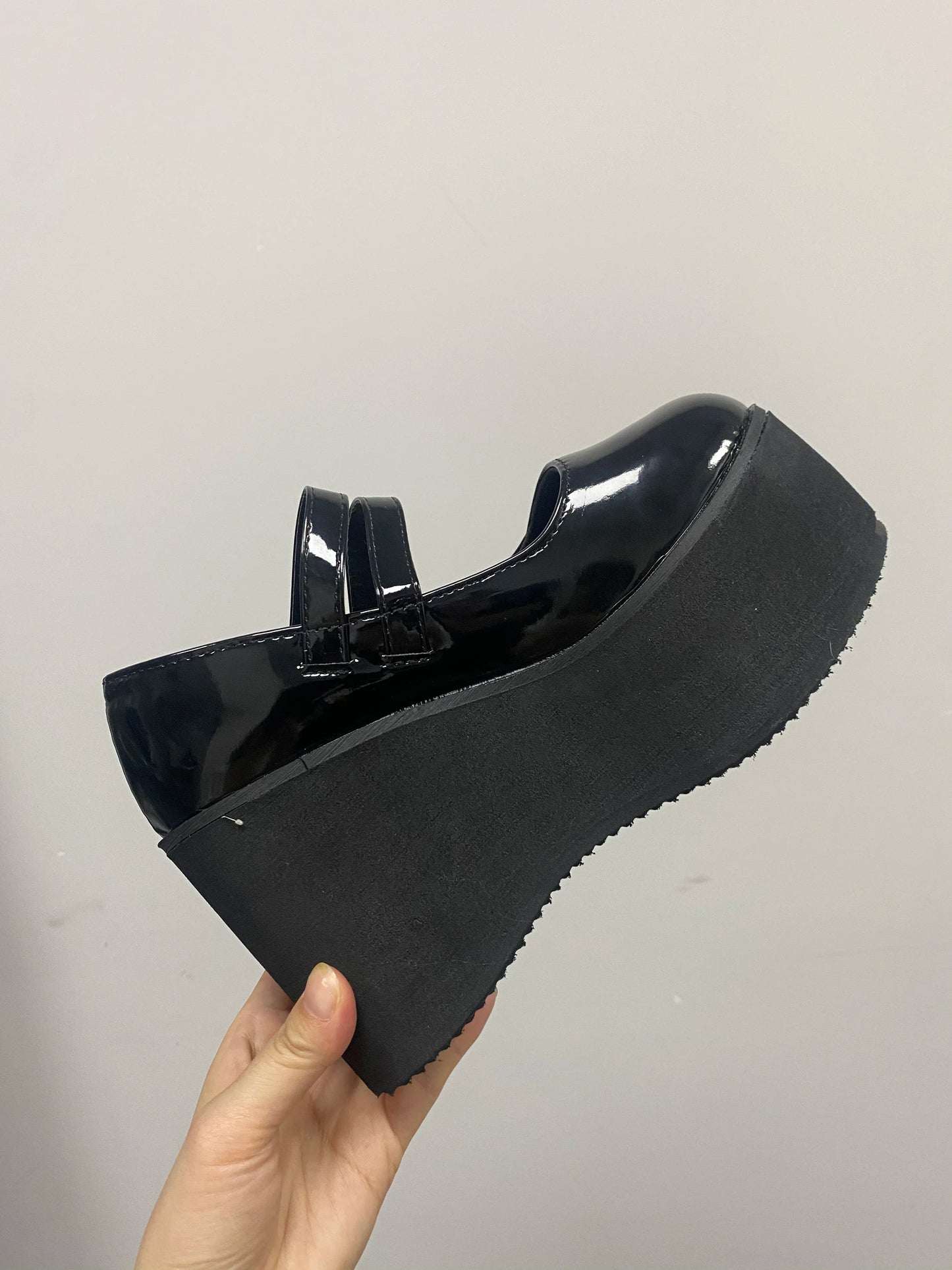 Women Pumps Super High Heel Platform Wedge Spring Ladies Sandals Belt Buckle Classic Sweet Punk Female Lolita Shoes