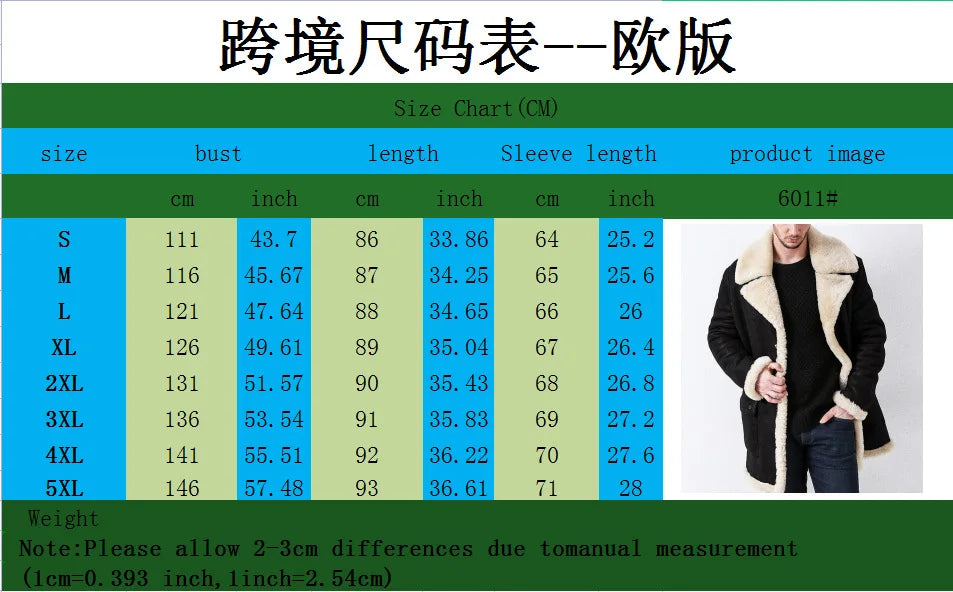 2025 Men's Coats Winter Jackets Leather and Fur Integrated Autumn Winter Products Thickened Faux Fur Long Jacket Male Clothing