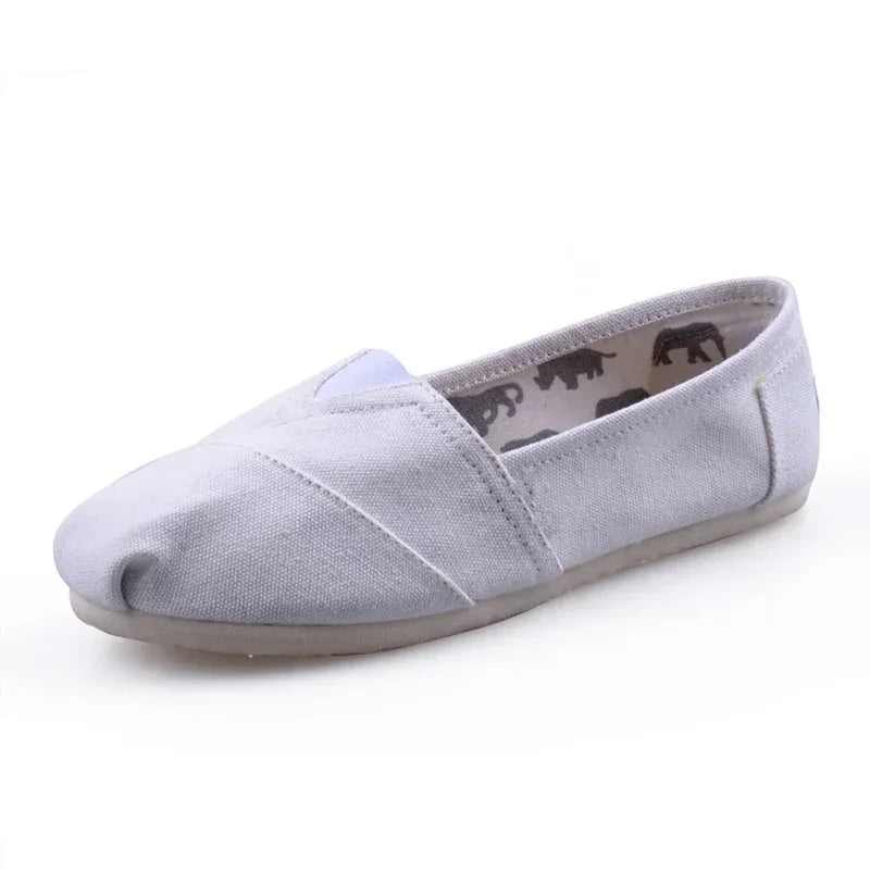 2025 Summer Blue Loafers Men Classic Canvas Flats Shoes Women Comfortable Breathable Men Casual Shoes Slip-on Espadrilles