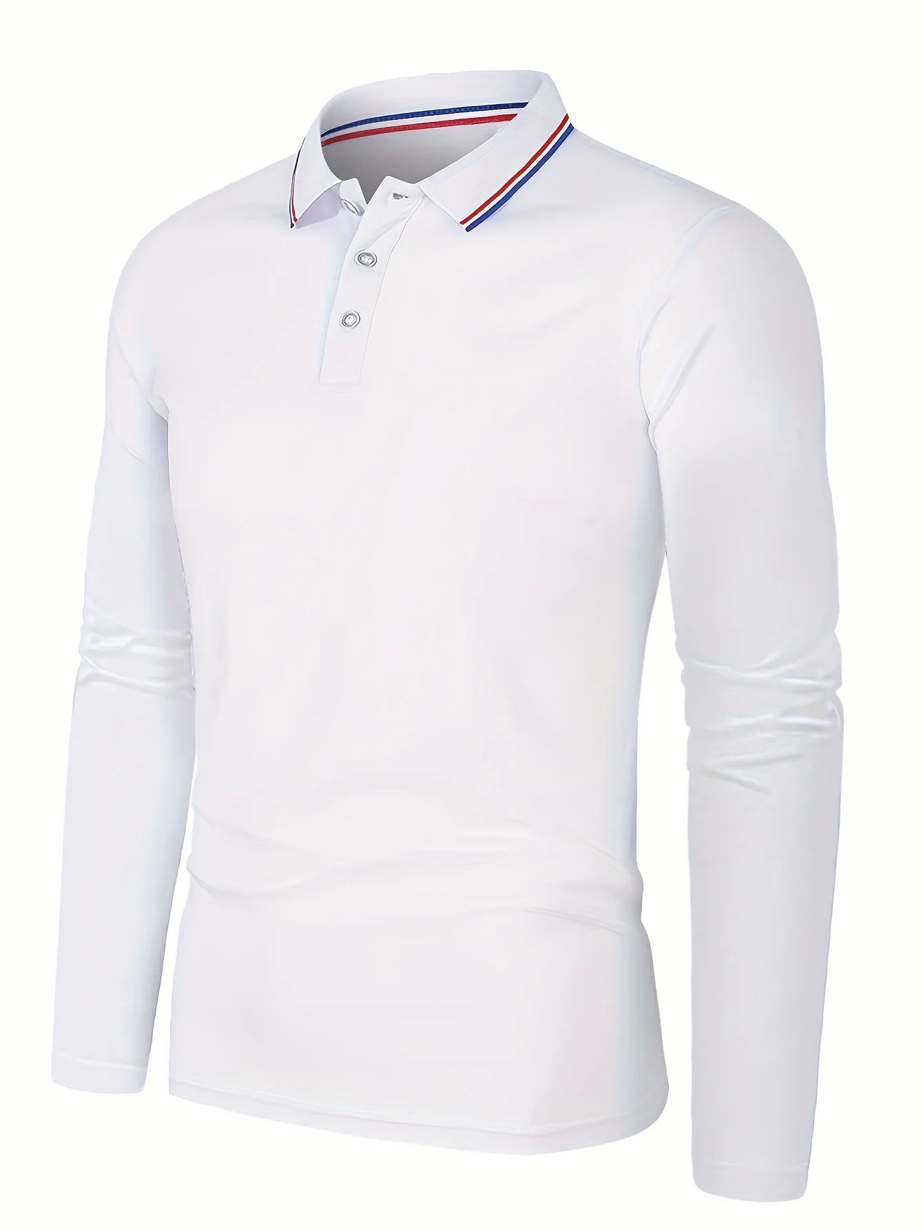 Men's Spring and Autumn Casual Breathable Comfortable Polo Shirt Hot Selling Fashion Men's Business Long Sleeve T-Shirt