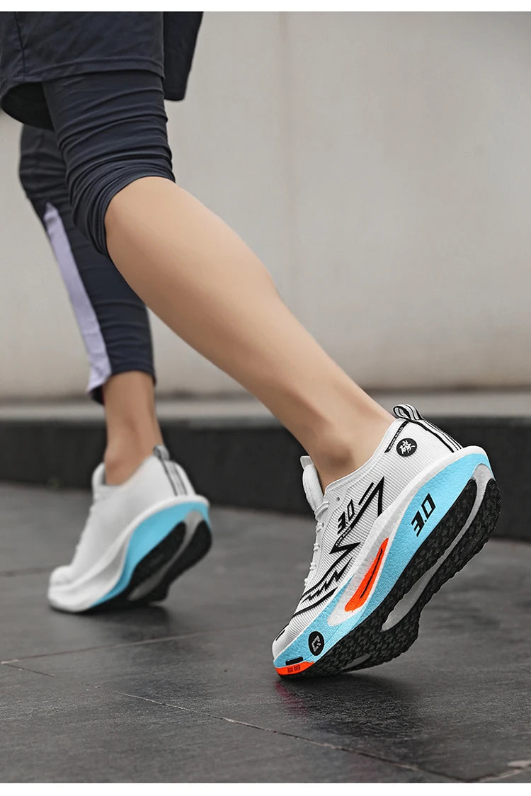New Running Shoes Men Speciality Marathon Men's Sports Lightweight Carbon Board Women's Comfortable Athletic Nonskid Sneakers