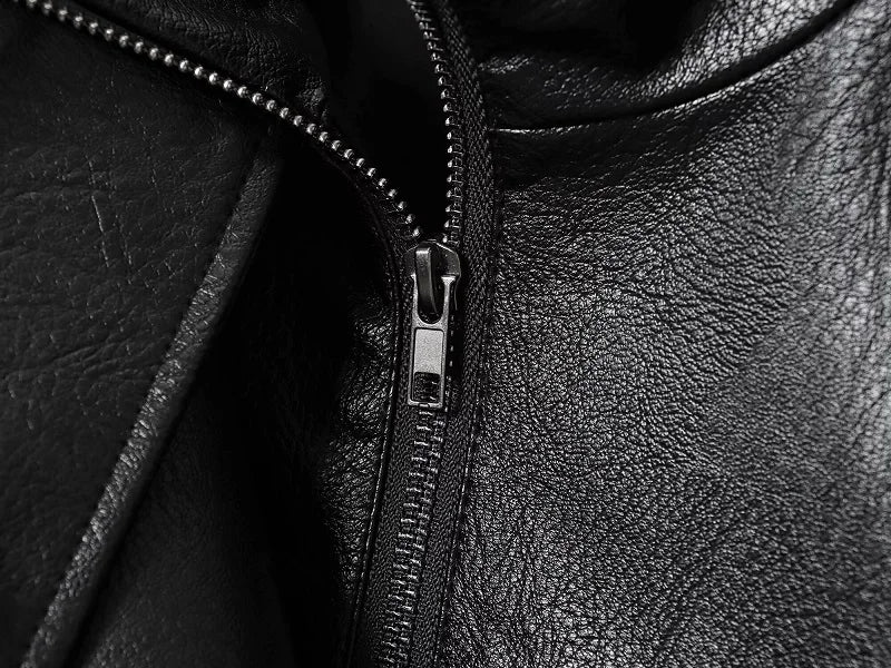 MUJER Faux Leather Women's Jacket Black Oversize Bomber Jackets for Women Outerwears Winter Overcoat Female Fashion Jacket Woman