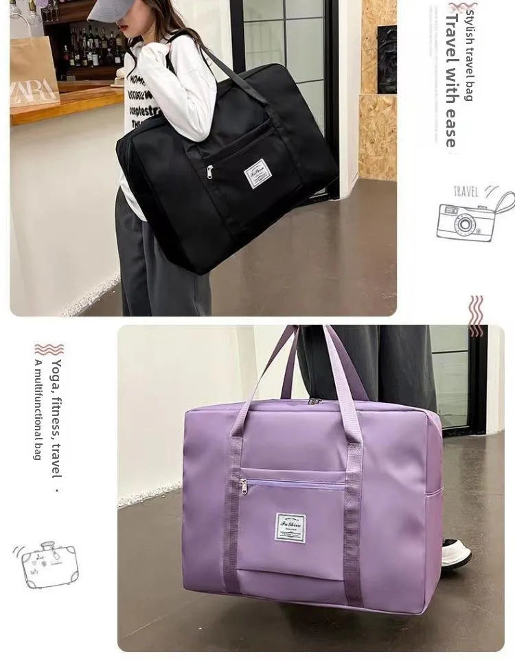 Large Capacity Casual Handbag for Men And Women Student Clothing Storage Bag Maternity Bag Travel Bag Polyester Material