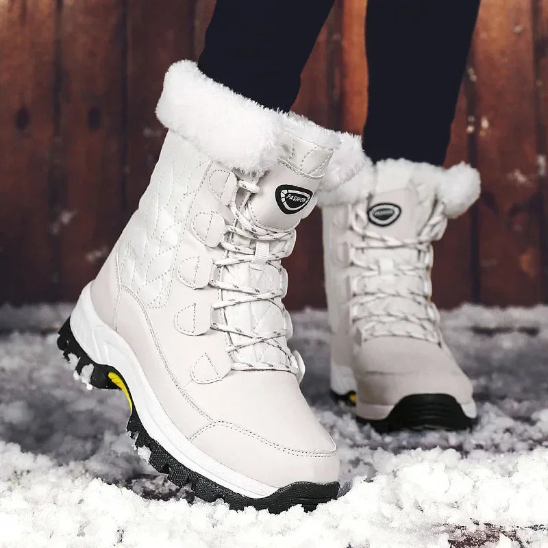 Winter New Women's Boots Plush Warm Women's Snow Boots Outdoor Non-slip Sneakers High Quality Waterproof Women Boots Botas Mujer