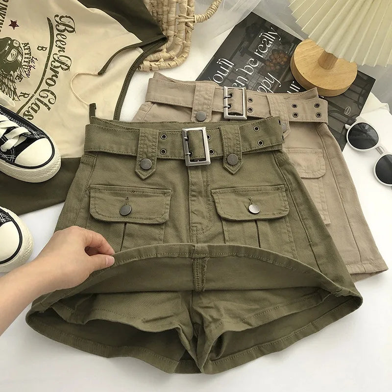 Design Sense Denim Skirt Pants Women's 2026 Summer Korean Version Hip Skirt
