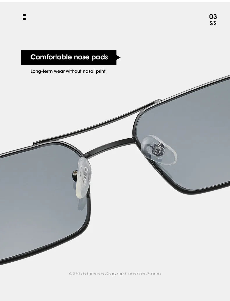 Clearance Metal Vintage Sunglasses Women  Men Luxury Brand Double Bridge Glasses Women Designer Eyewear Men Oculos De Sol BAZAARHUBO