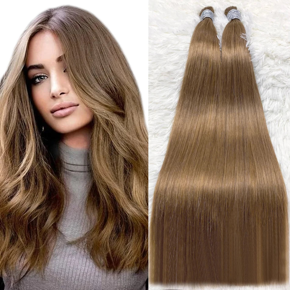 Human Hair Bulk No Weft Vietnamese Hair Virgin Remy Straight Hair Bulk 12-30inch 100g 100%  99j Real Natural Hair Extension Grey