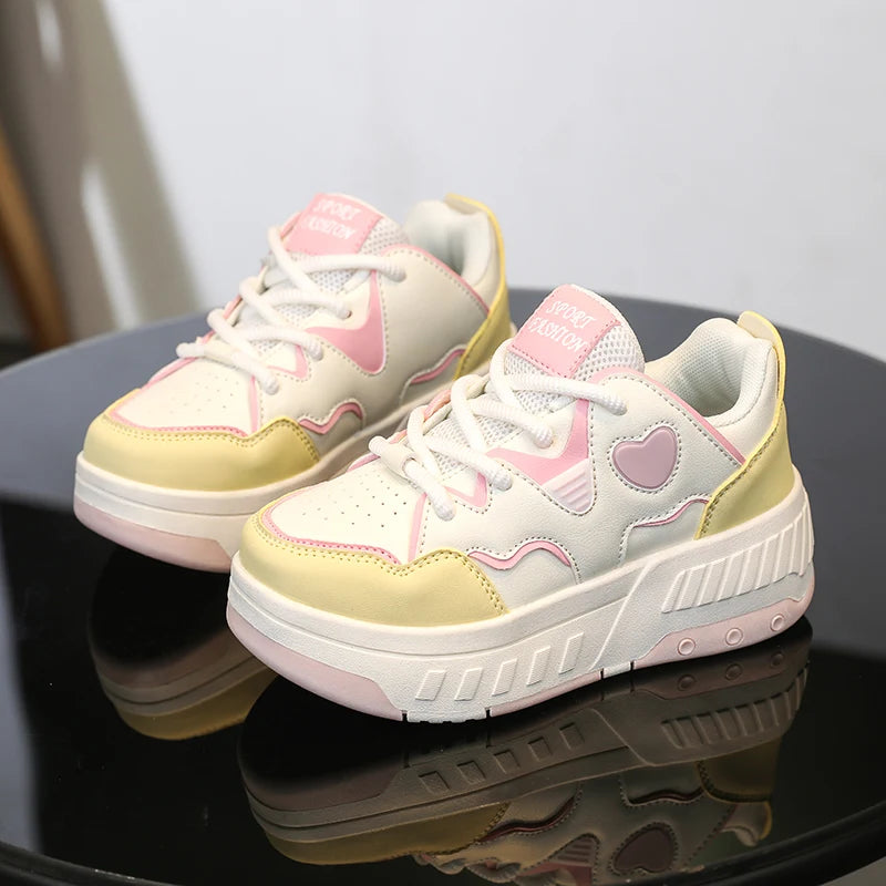 Kids Roller Skate Shoes Fashion Casual Sports Children 4-Wheels Outdoor Sneakers for Boys and Girls Gift