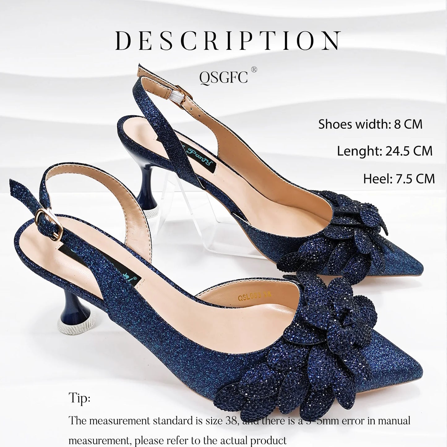 African Fashion Green Heels & Matching Bag Set | Women's Pointed Toe Pumps