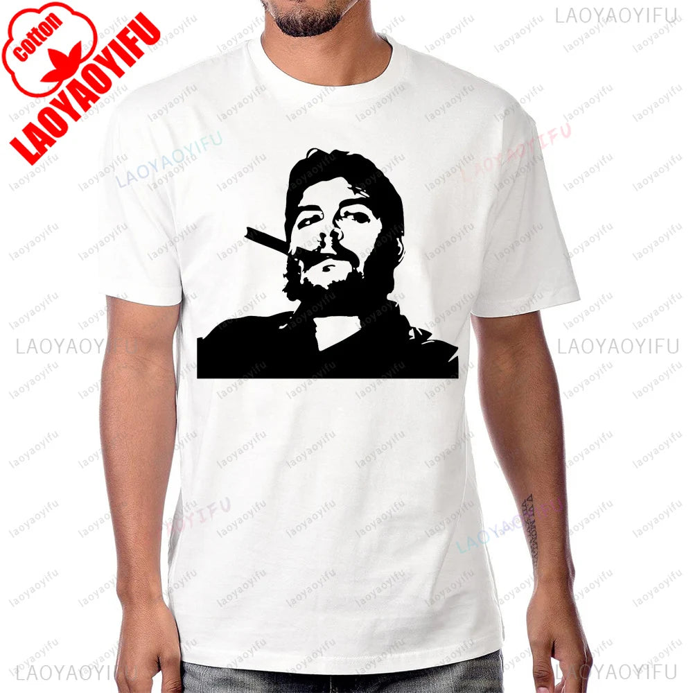Red Star Soviet Che Guevara Revolution CCCP USSR RETRO Graphic T Shirts Woman Man Vintage Style T-shirt High Quality Cotton Tops