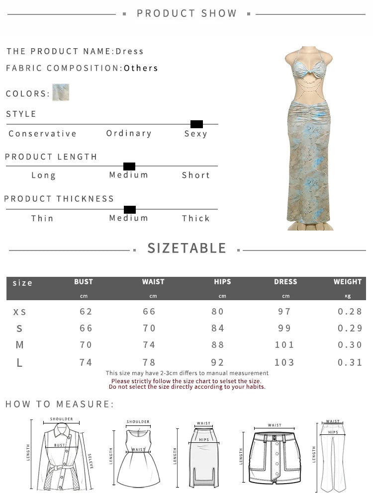 kliou Pearl Splice Stunning Dresses Women Sexy Tie Dye Tassel Bandage Hollow Shirring Maxi Bodycon Lady Vacation Party Vestidos