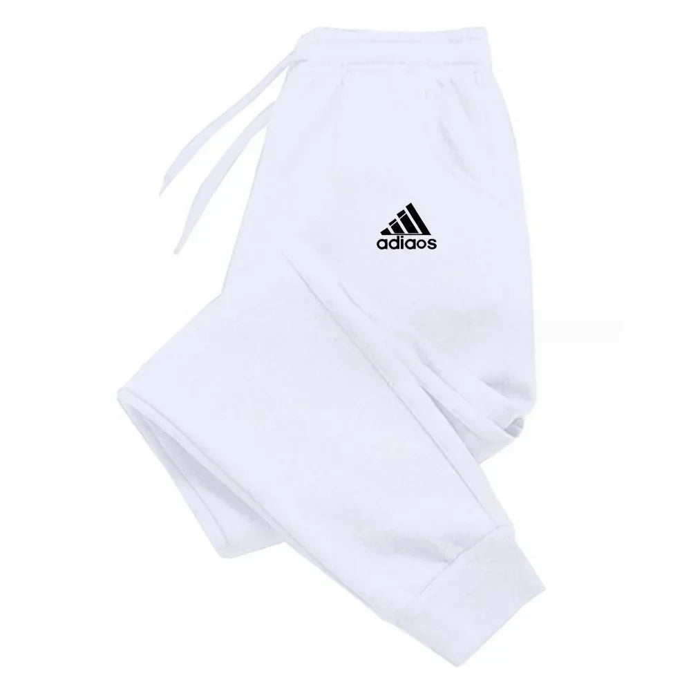 Men's running pants for autumn and winter 2025, Harajuku casual street pants, casual and fashionable fitness sportswear pants