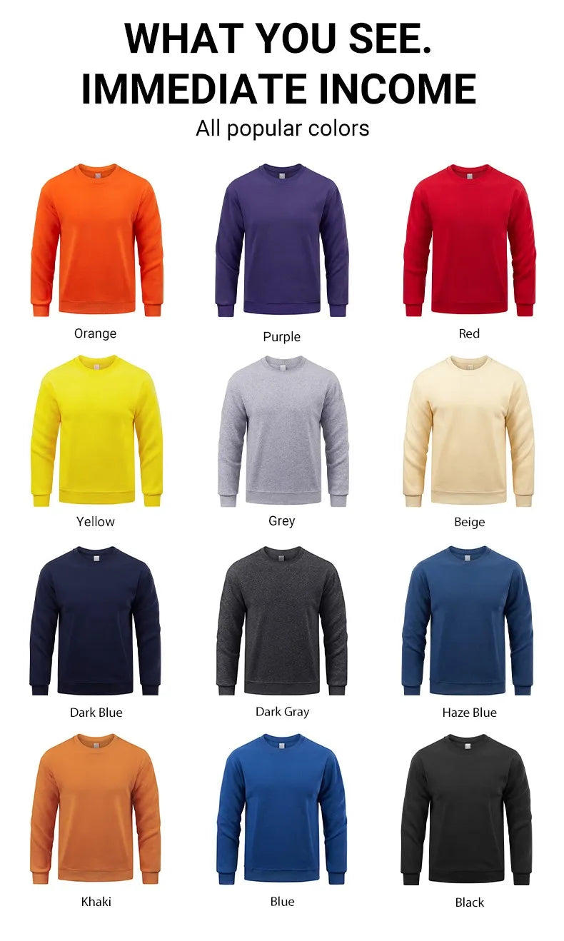 Courage Simple Line Pattern Men Sweatshirt Hip Hop Autumn Pullover All-Match Crewneck Clothing Fleece Casual Fashion Tops BAZAARHUBO