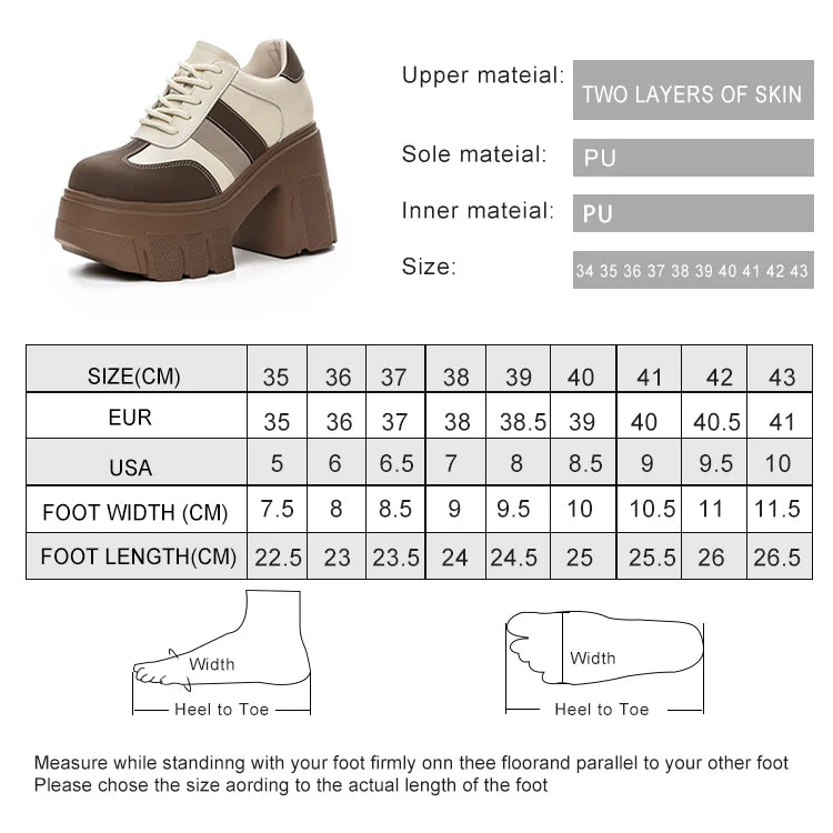DIMANYU High heels Ladies Spring 2026 New 11cm Fashion Women's Shoes Platform Genuine Leather Lace-up Ladies Shoes
