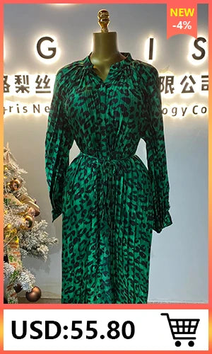 Fashionable Striped Short-Sleeved Loose-Fitting Dress, Plus-Size African Style, Two-Piece.-GZXX304