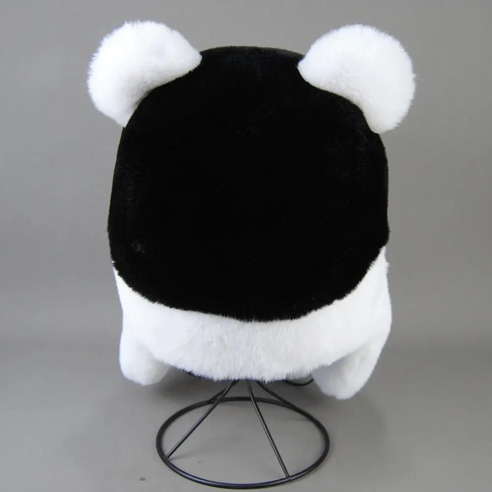 2026  Winter False Rex Rabbit Fur Bomber Hat Ushanka Cap Trapper Russian Artificial Hats Unisex False Rex Rabbit Fur Cap BAZAARHUBO