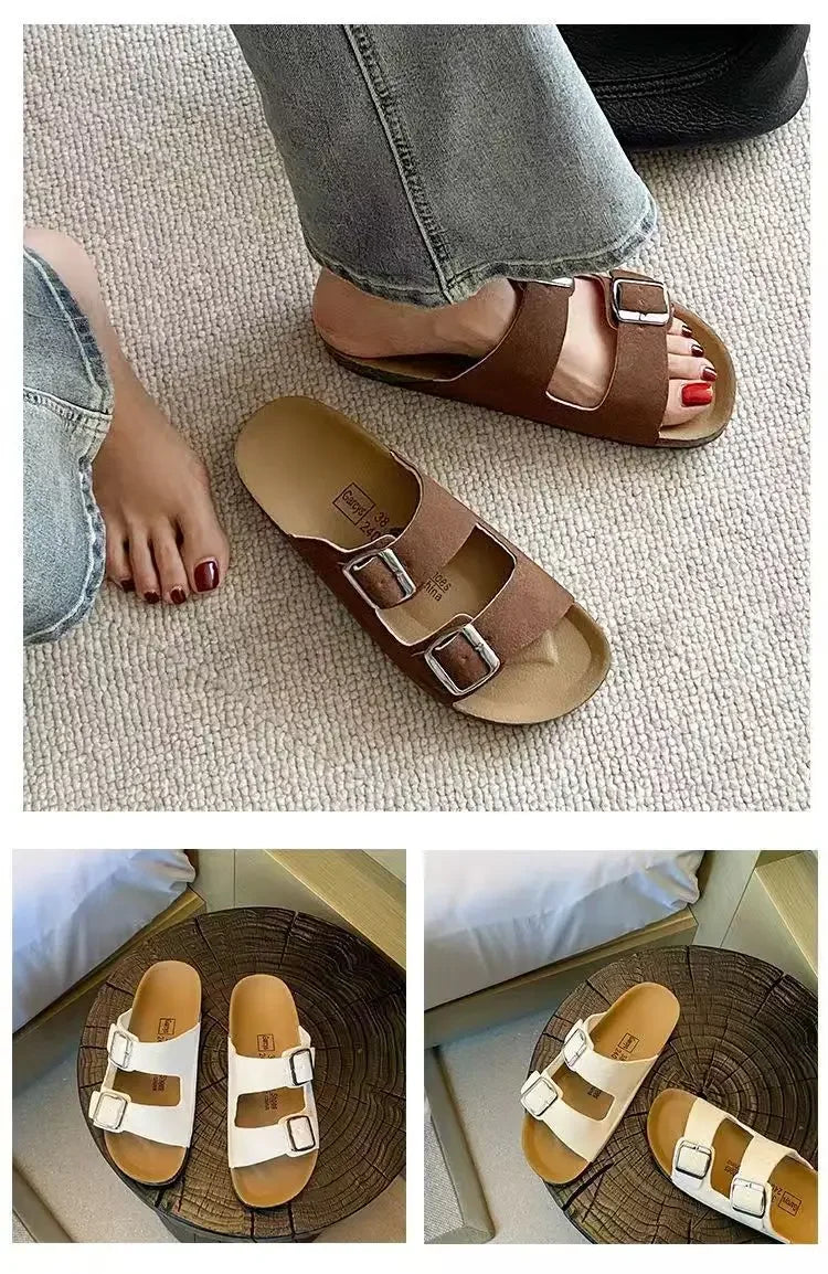 Fashionable modern men's and women's sandals are comfortable and versatile for summer, beach, and outdoor use