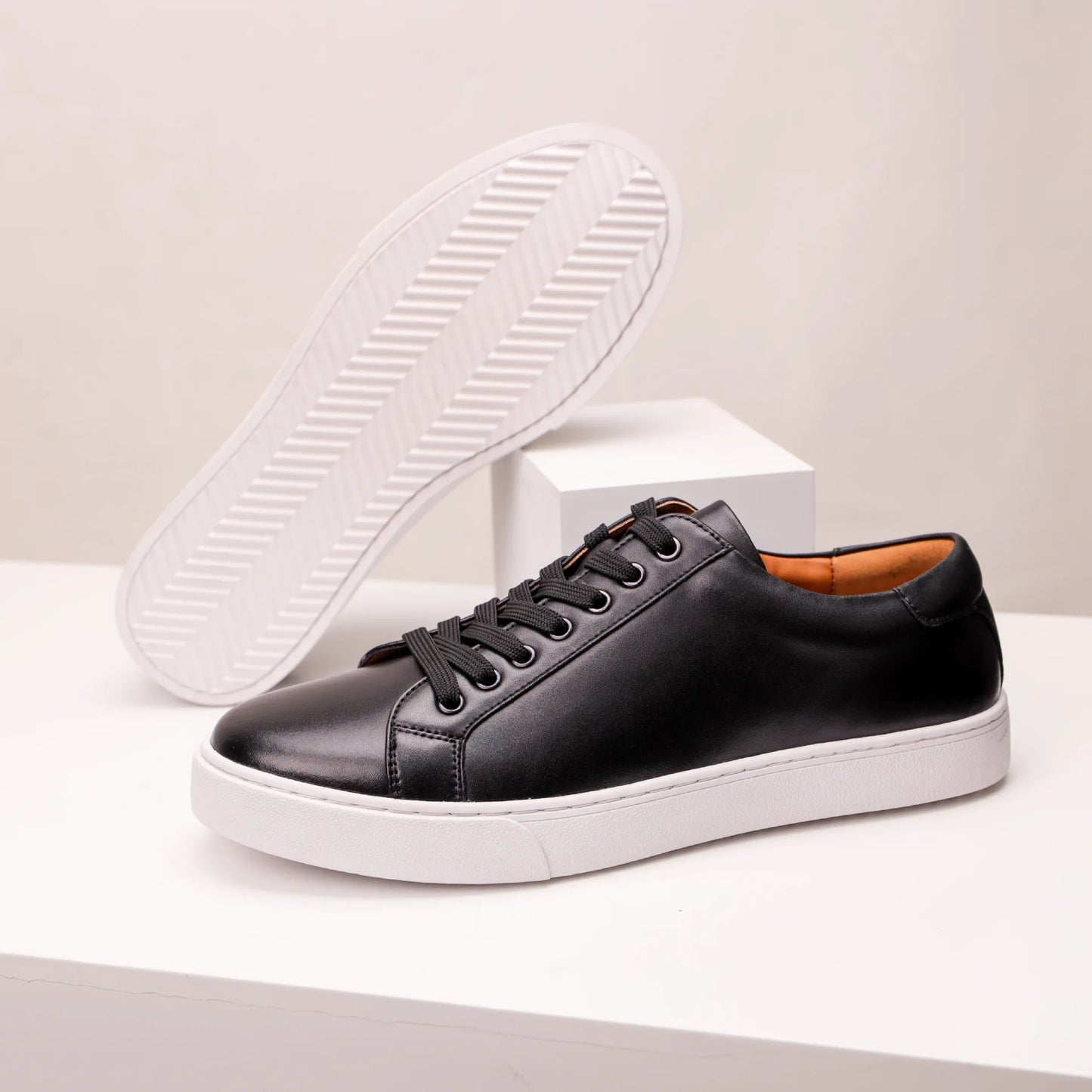 Mens Sneakers Genuine Leather Casual Outdoor Shoes Non-Slip Breathable Luxury Brand Footwear Top Quality Handmade White Shoe Men