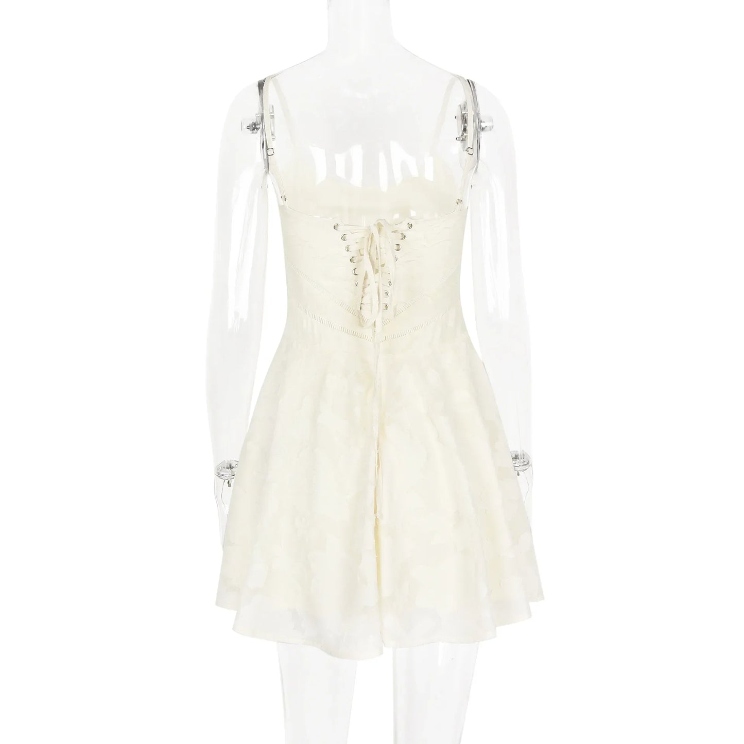2025 Summer Dresses for Women Fashion Casual  A Line Dress Lace Up Elegant Graduation Birthday Dress