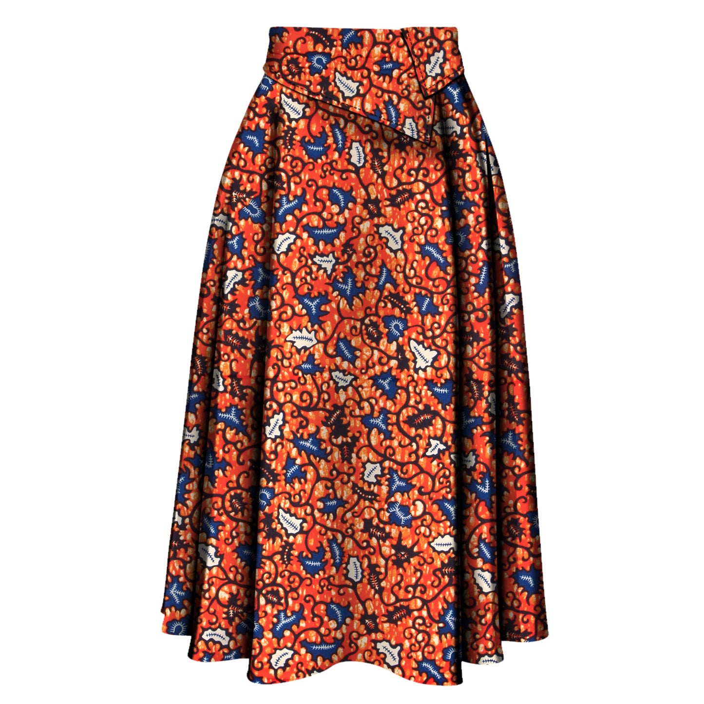 African Skirt for Women New Trendy Ankara High Waist  Ankara Print Long Skirt for Ladies Party Clothing Wy10278