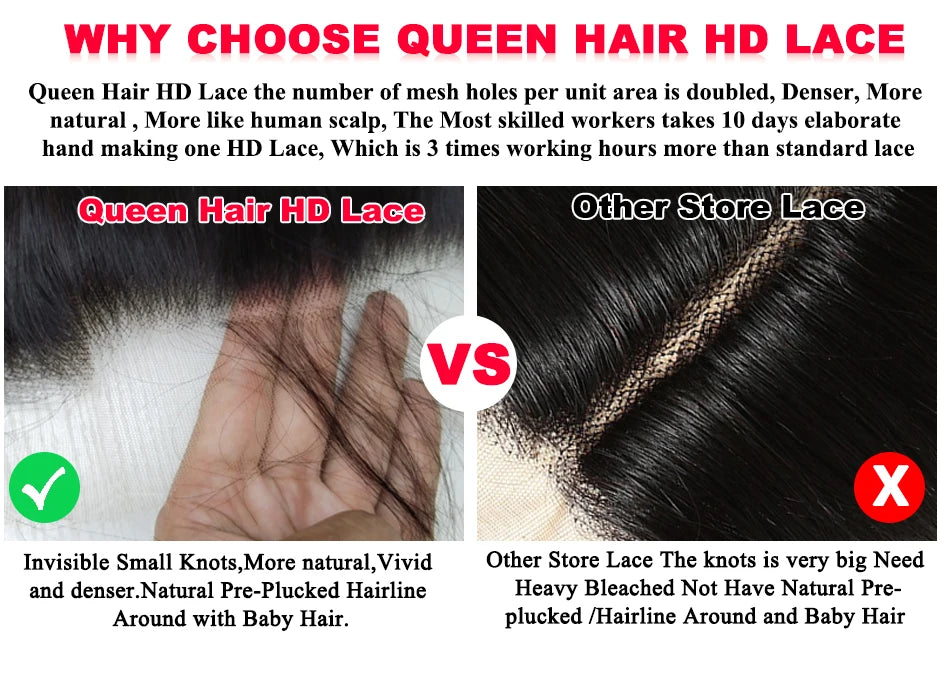 Real Invisible HD Lace Wigs Raw Human Hair FULL Frontal Wig Body Wave 13x6 13x4 5x5 6x6 7x7 Closure Pre Plucked Wigs Queen Hair
