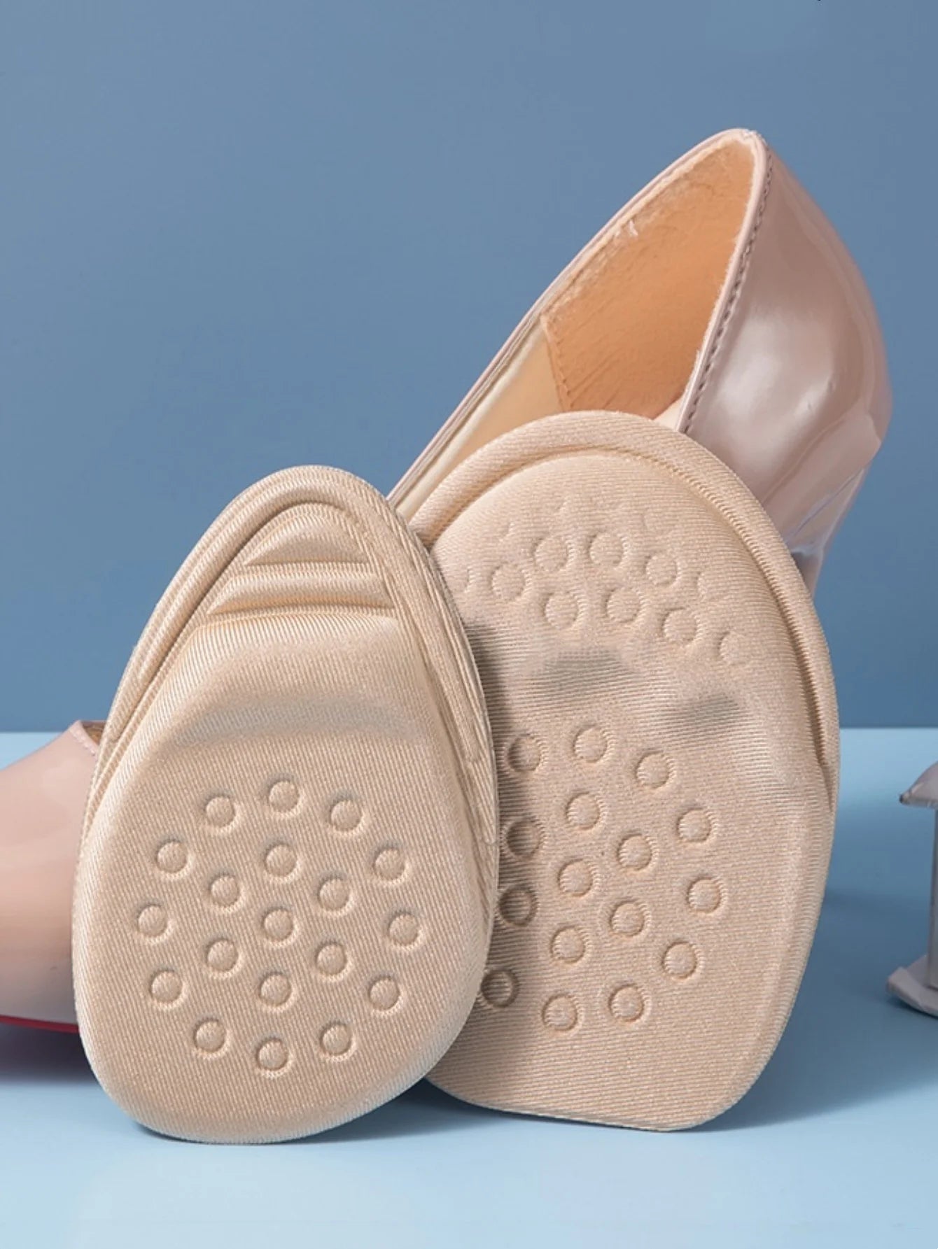 Half Insoles for Shoes Inserts Forefoot Insert Non-slip Sole Cushion Reduce Shoe Size Filler High Heels Pain Relief Shoe Pads