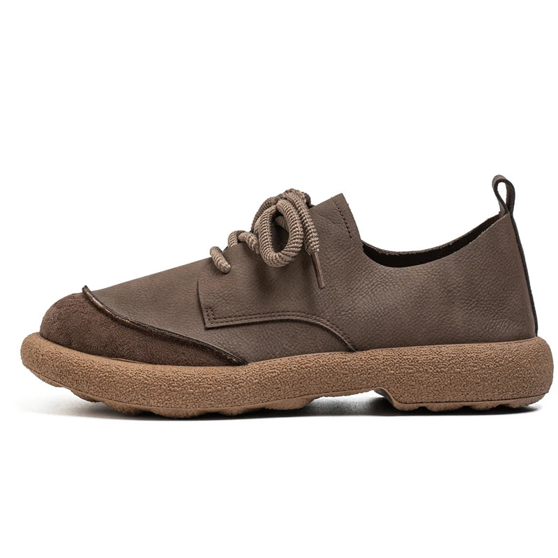 Luxury Brand Men's Casual Shoes Fashion Handmade Walking Shoes Lightweight Leisure Footwear Outdoor Sneakers Leather Work Shoes