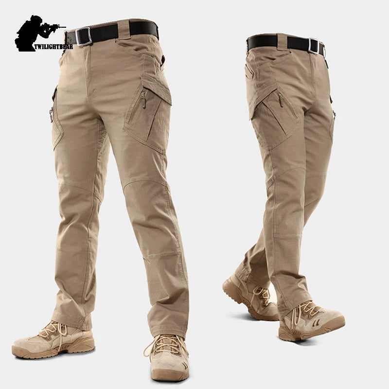 IX9 Stretch Tactical Pant City Cargo Pants Cotton Multi Pockets Work Pant Men Outdoor Hiking Camping Trousers A2FIX9