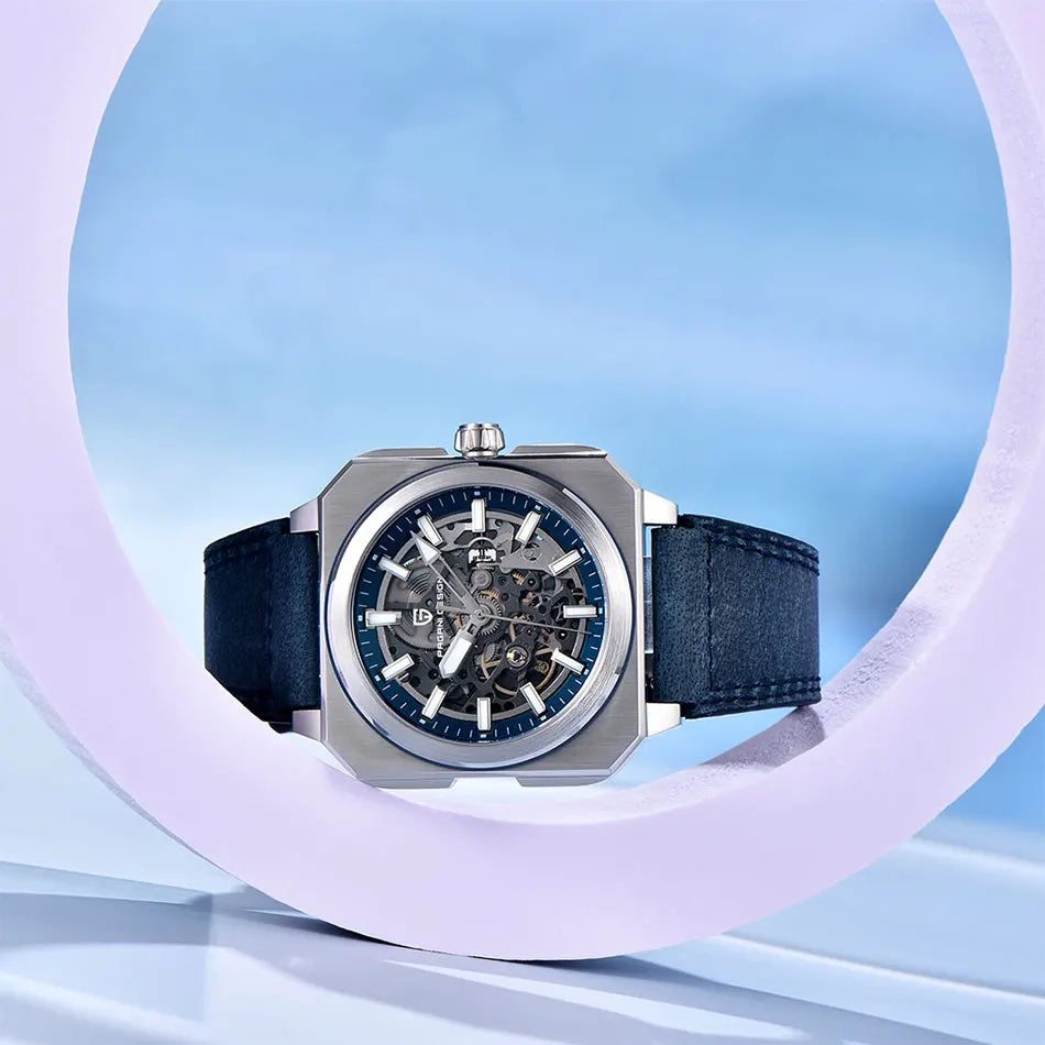 PAGANI DESIGN New Hollowed Men Mechanical Watch Top Brand Sapphire Glass Clock Classic Luxury Waterproof Automatic Men's Watches