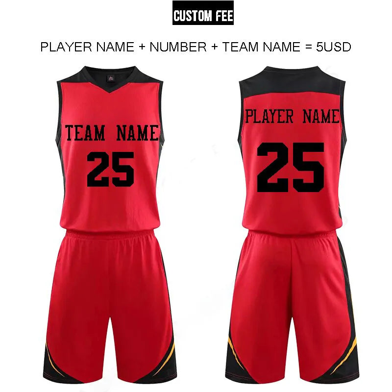 Sportswear Basketball Jersey Set Blank custom Men Women High quality Basketball Uniforms Sports Clothes College Basketball Jerse