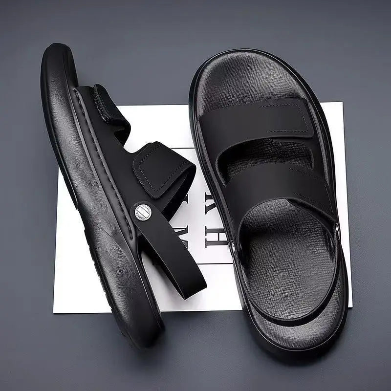 2026 New Men Sandals Casual Breathable Soft Sole Non-Slip Outdoor Fashion Beach Shoes Travel Slippers