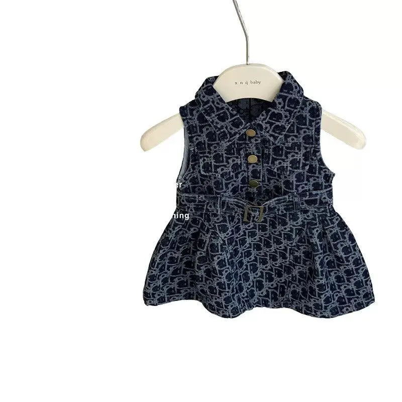 Girls Casual Dresses Lovely kids baby children toddler summer dress new style thin pretty girls outfit
